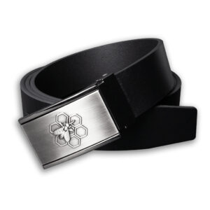 Opasek kožený včelařský Včelaři Patina 3,5 cm - černý, 120