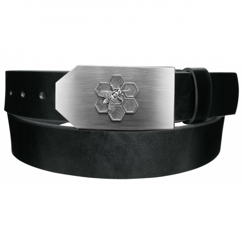 Opasek kožený včelařský Včelaři 4 cm - černý, 120 - Obrázek 6