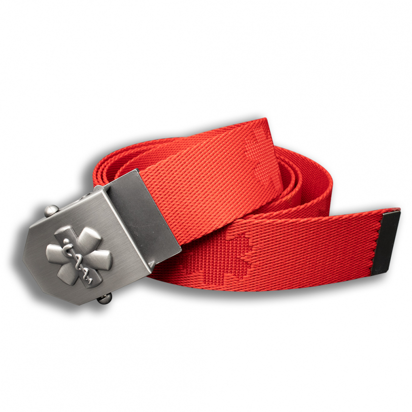 Opasek dárkový záchranářský Hvězda života 4 cm - červený, 150 - Obrázek 2