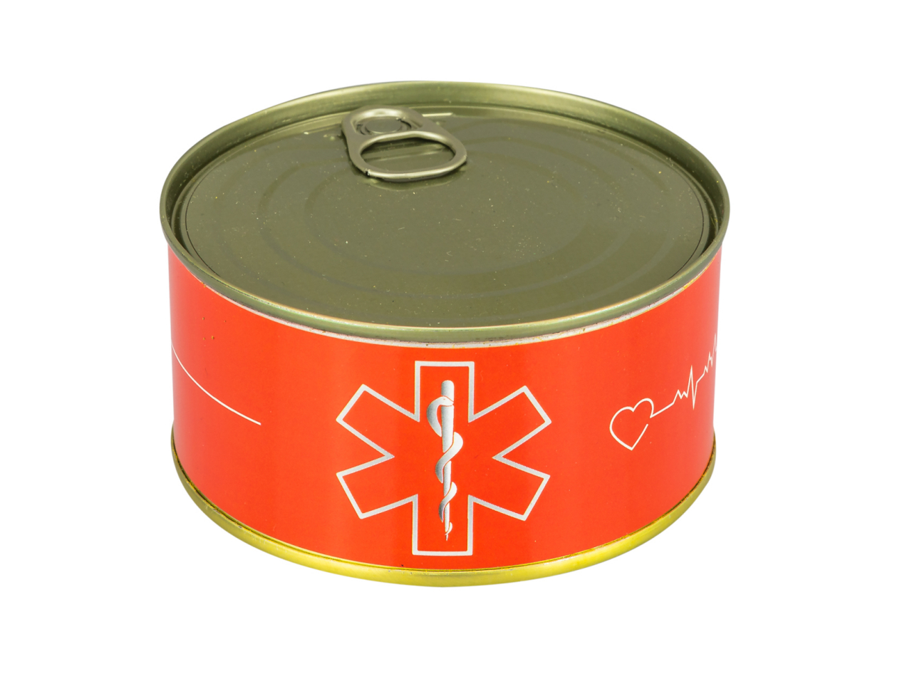 Opasek dárkový záchranářský Hvězda života 4 cm - červený, 150 - Obrázek 3