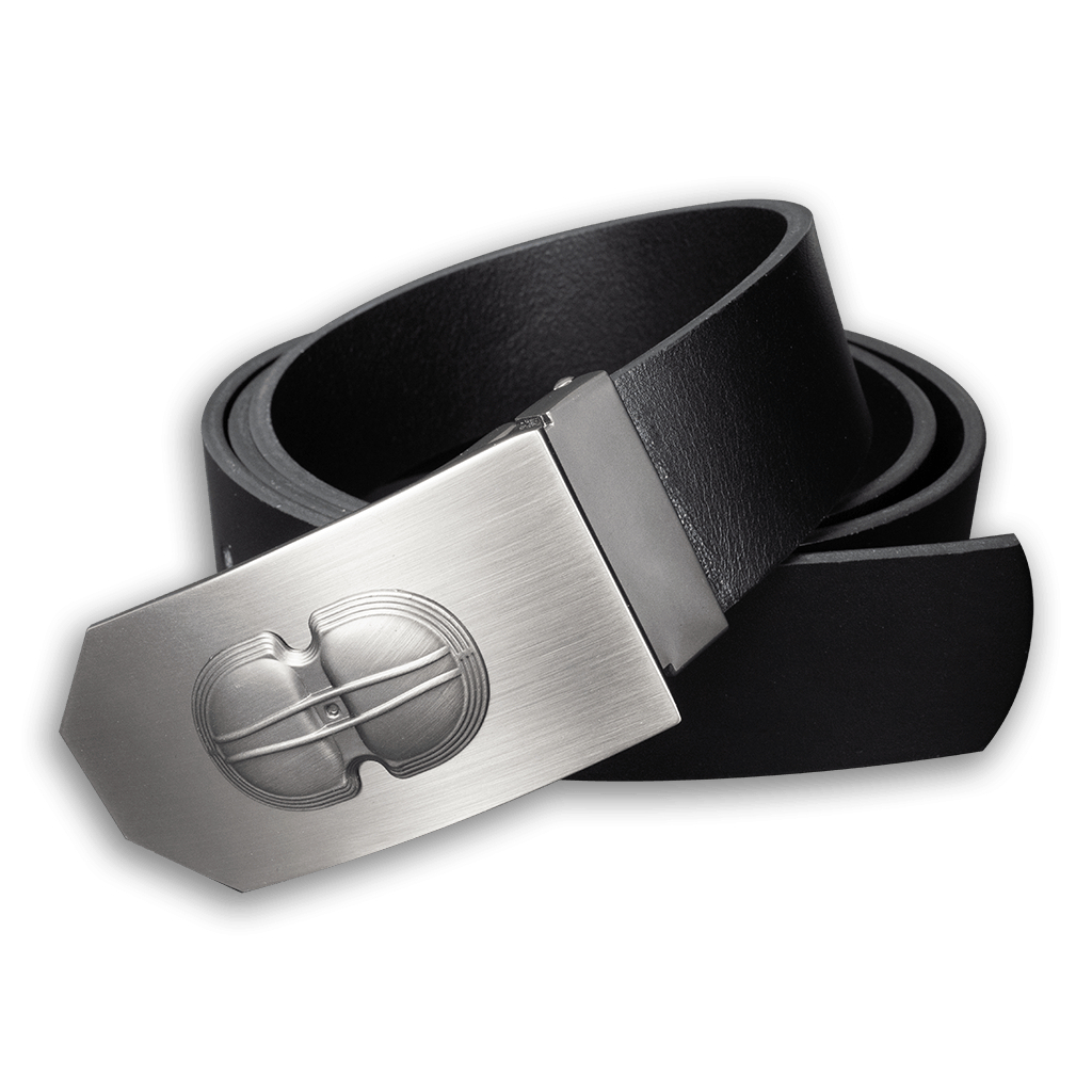 Opasek kožený motorkářský Boxer 4 cm - černý, 120