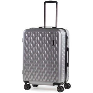 Cestovní kufr Rock 0192/3 63 L - stříbrný