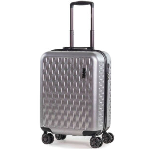Cestovní kufr Rock 0192/3 34 L - stříbrný
