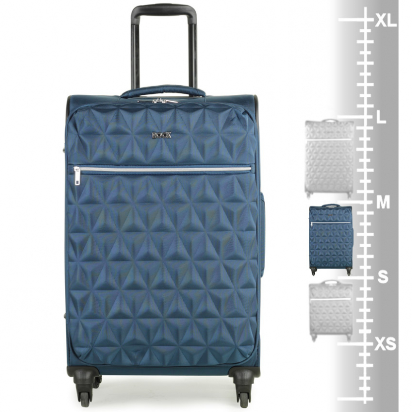 Cestovní kufr Rock 0207/3 61 l - modrý - Obrázek 2