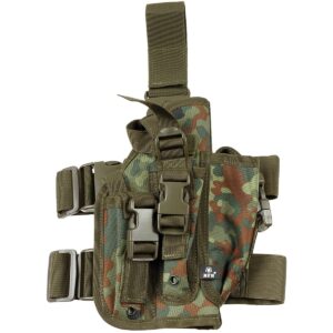 Taktický stehenní nosič BW - flecktarn
