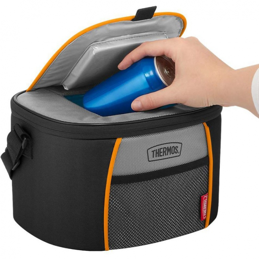 Termotaška bezešvá Thermos Element 5-5 l - černá-oranžová - Obrázek 5