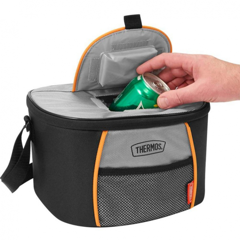 Termotaška bezešvá Thermos Element 5-7,5 l - černá-oranžová - Obrázek 4