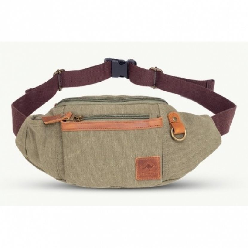 Ledvinka Scippis Down Under Belt Bag - světle zelená