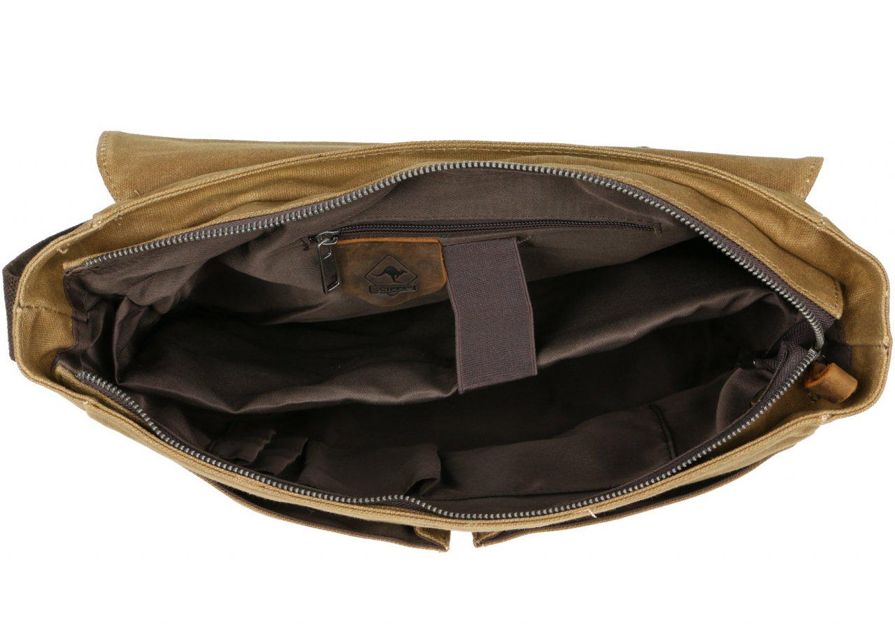 Taška přes rameno Scippis Japoon Messenger Bag - olivová - Obrázek 7