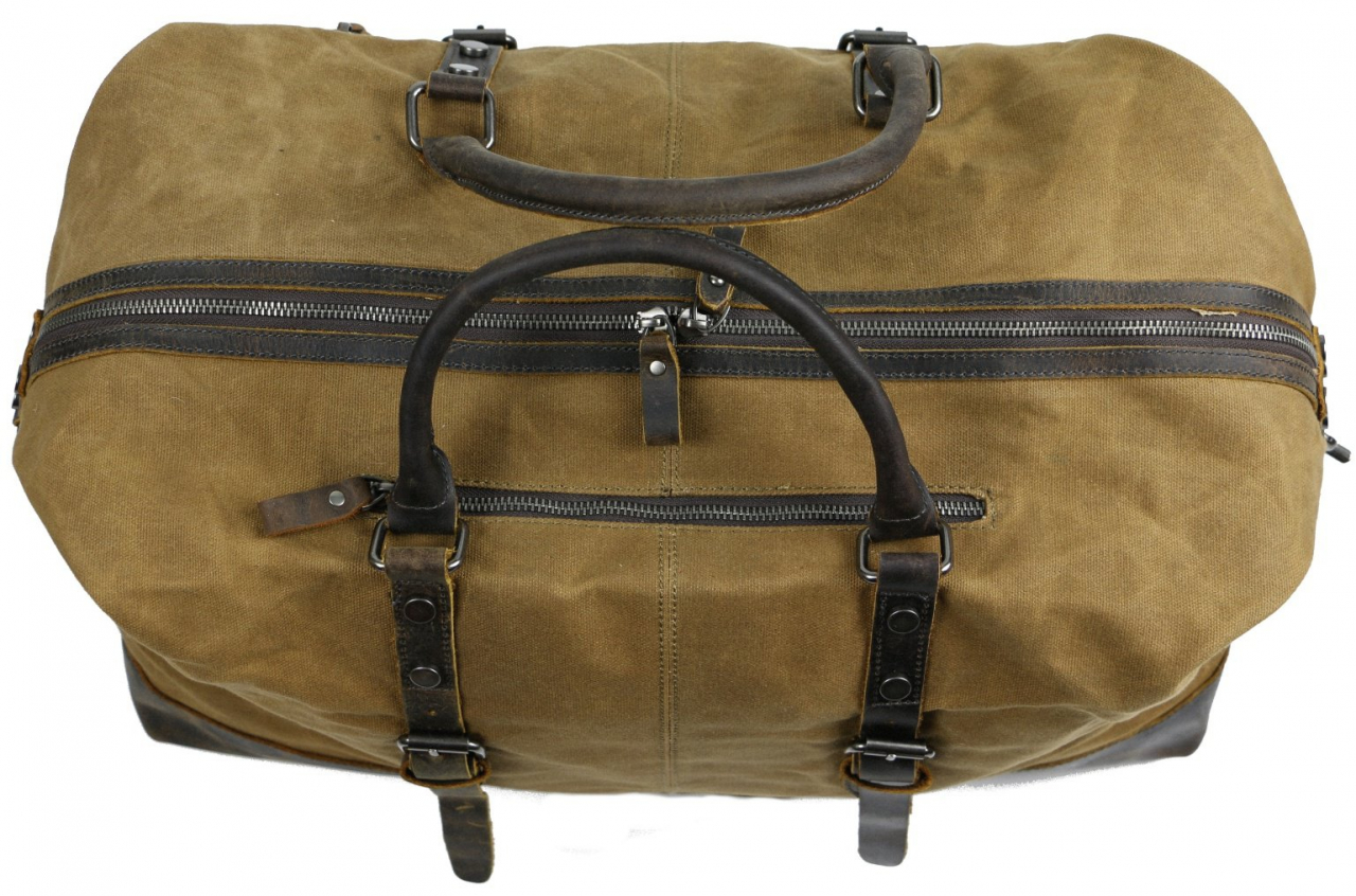 Taška cestovní Scippis Kensignton Duffel Bag - khaki - Obrázek 2