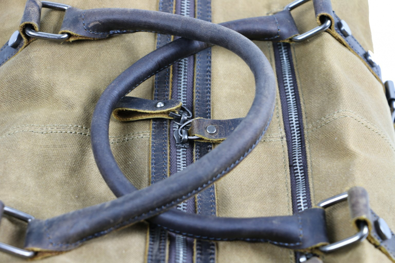 Taška cestovní Scippis Kensignton Duffel Bag - olivová - Obrázek 4