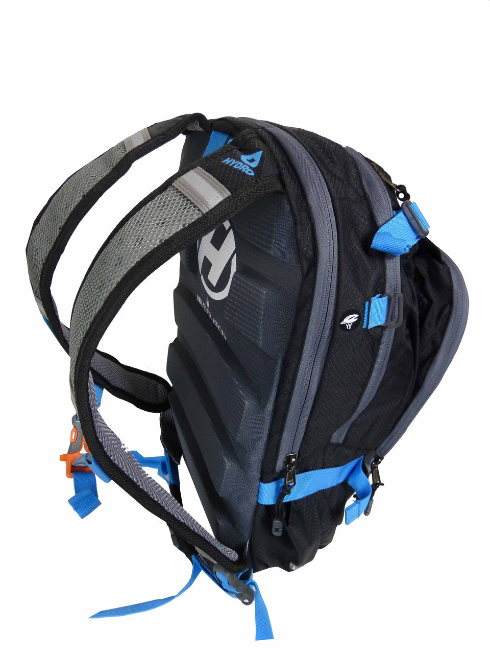 Hydratační batoh Haven Luminite II 12l - černý-modrý, samotný batoh - Obrázek 2
