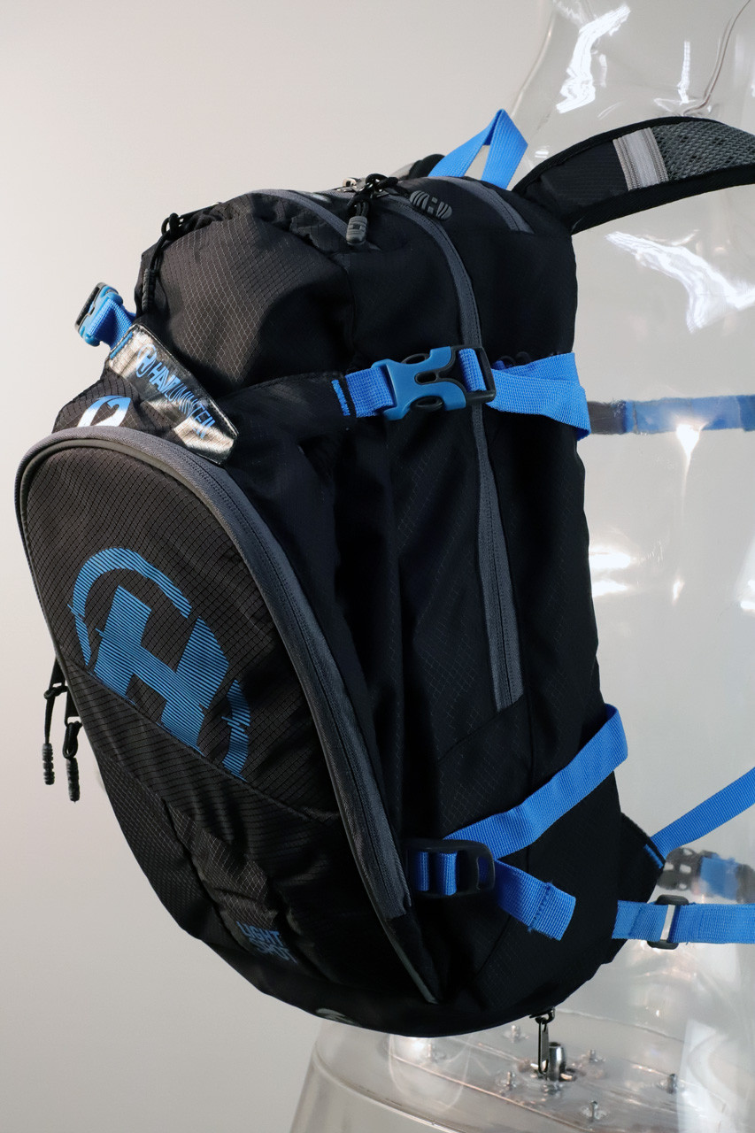 Hydratační batoh Haven Luminite II 12l - černý-modrý, samotný batoh - Obrázek 6