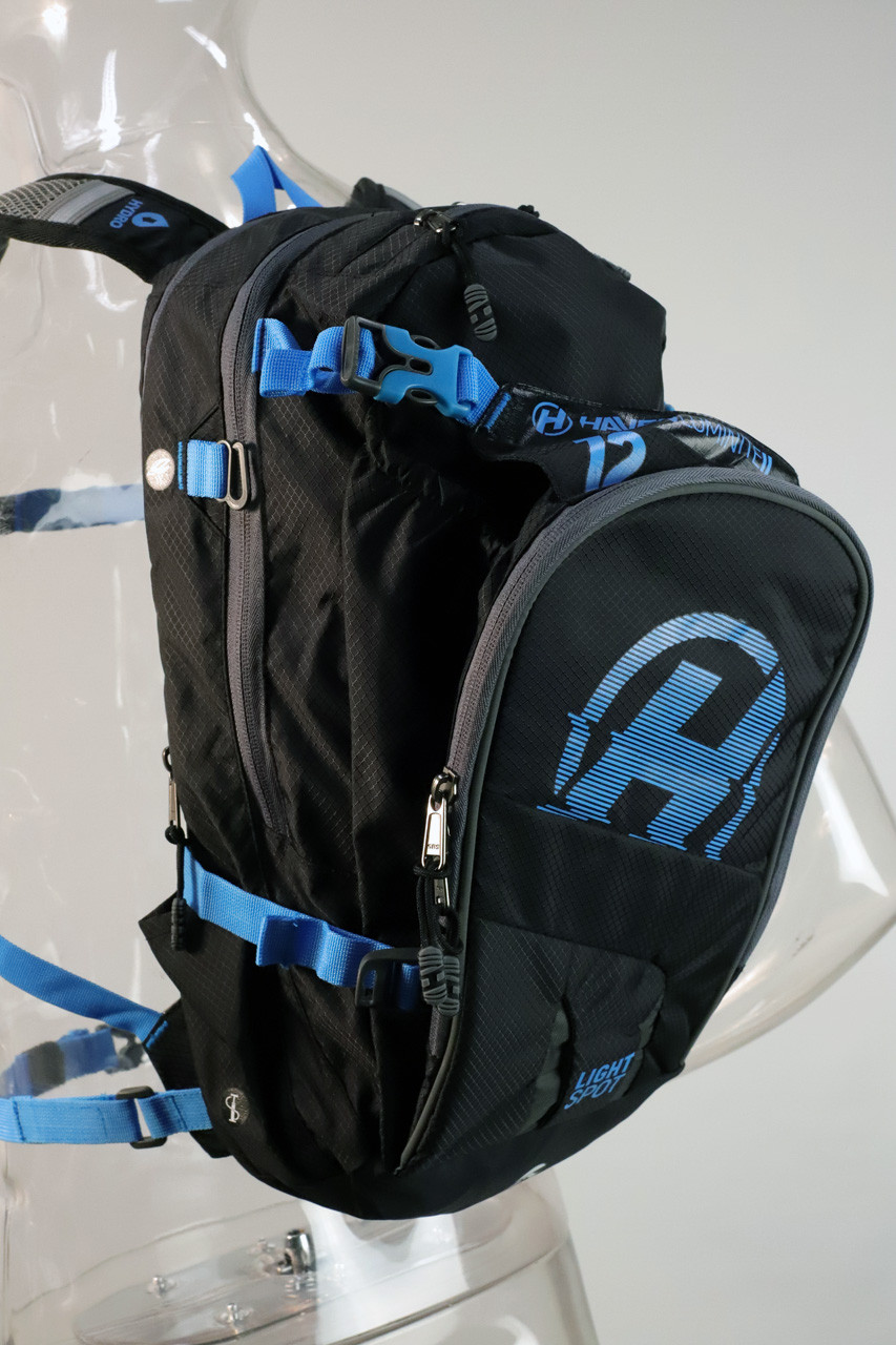 Hydratační batoh Haven Luminite II 12l - černý-modrý, samotný batoh - Obrázek 8