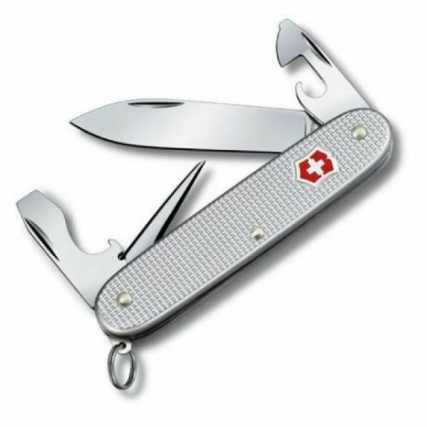 Nůž zavírací Victorinox Pioneer Alox - stříbrný