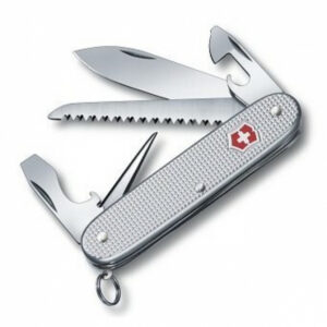 Nůž zavírací Victorinox Farmer Alox - stříbrný