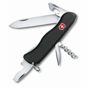 Nůž zavírací Victorinox Nomad - černý-stříbrný