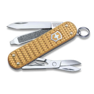 Nůž zavírací Victorinox Classic SD Precious Alox - zlatý