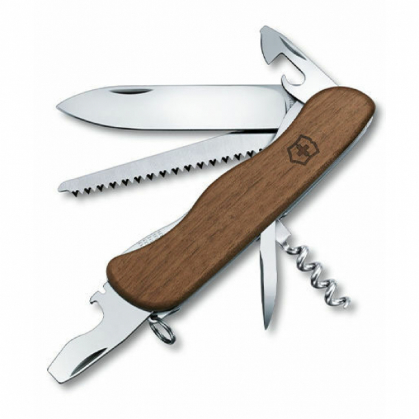 Nůž zavírací Victorinox Forester Wood - hnědý-stříbrný