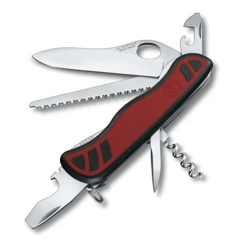 Nůž zavírací Victorinox Forester M Grip - červený-stříbrný