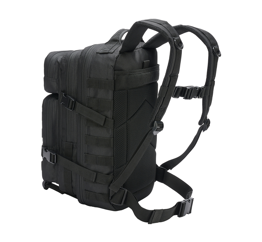 Batoh Brandit Assault Pack Medium - černý - Obrázek 2