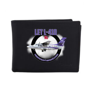 Kožená peněženka Striker Let L-410 - černá