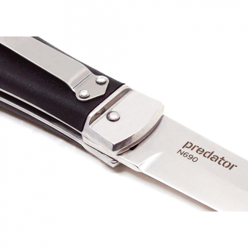 Nůž vyhazovací Mikov Predator 241-BH-1/STN Klip Stonewash - černý-stříbrný - Obrázek 7