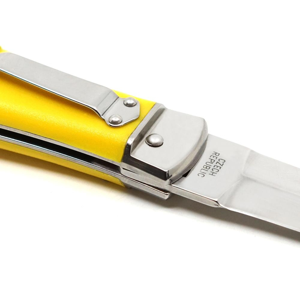 Nůž vyhazovací Mikov Predator 241-NH-1/N Klip - žlutý - Obrázek 5