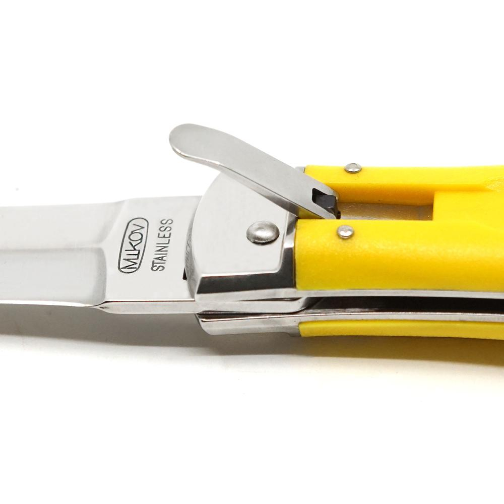 Nůž vyhazovací Mikov Predator 241-NH-1/N Klip - žlutý - Obrázek 6