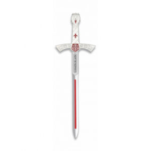 Model meče Tole 10 Corazon de León 17,5 cm - stříbrný-červený