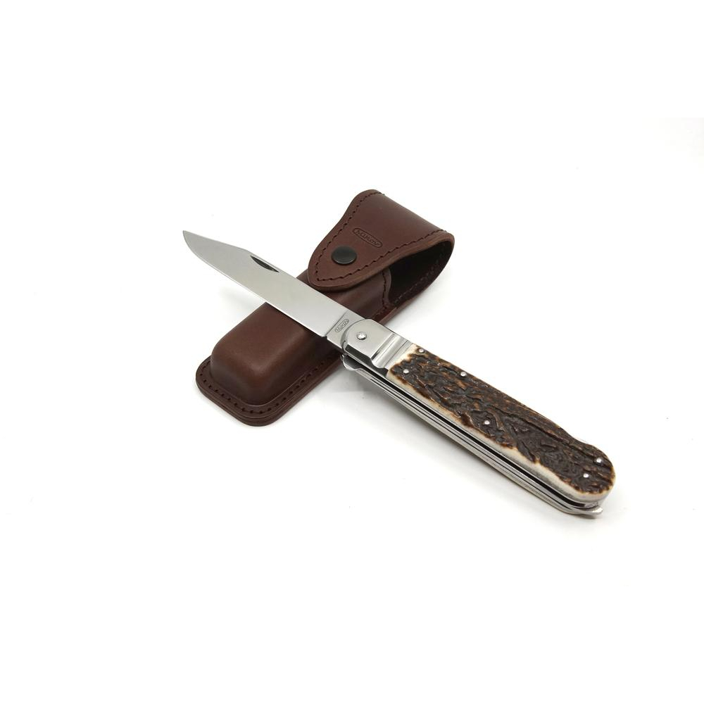 Nůž zavírací Mikov Hunter 2 - stříbrná-hnědá - Obrázek 4