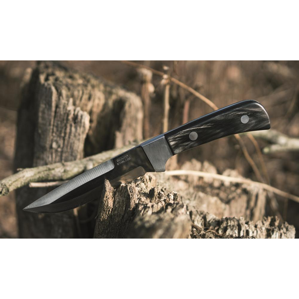 Dýka lovecká Mikov Les NR užší čepel - stříbrná-černá - Obrázek 2