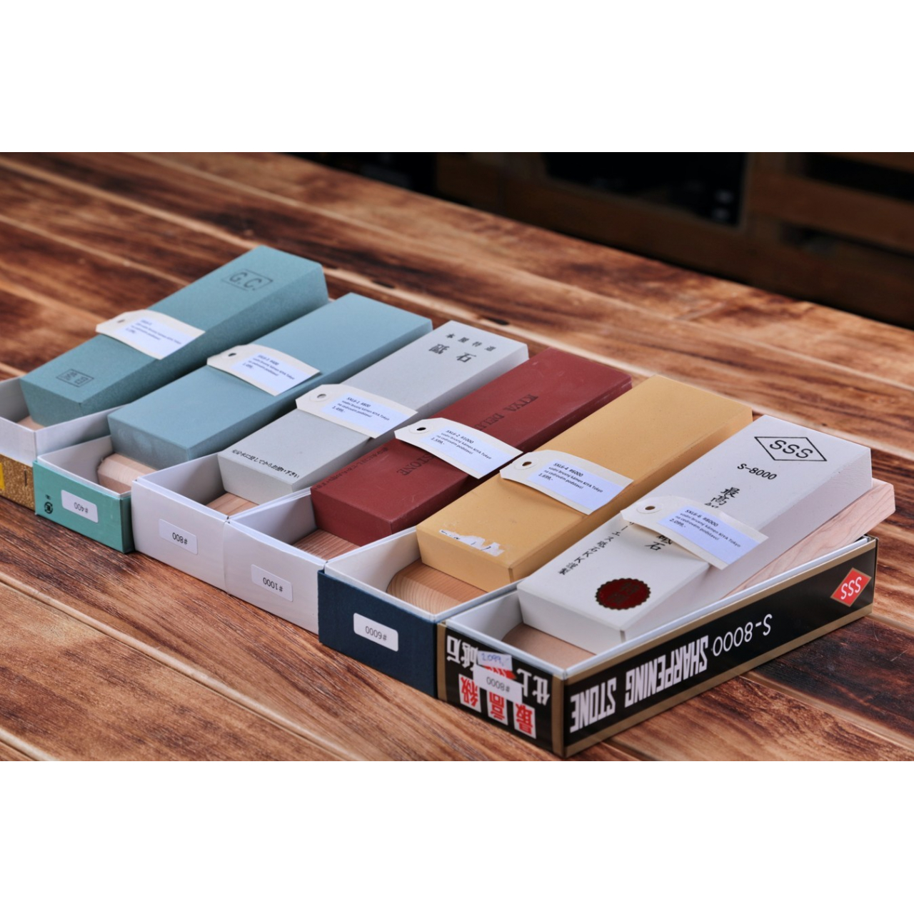 Brusný kámen Kiya Tokyo na cedrovém podstavci 8000 - šedý - Obrázek 16