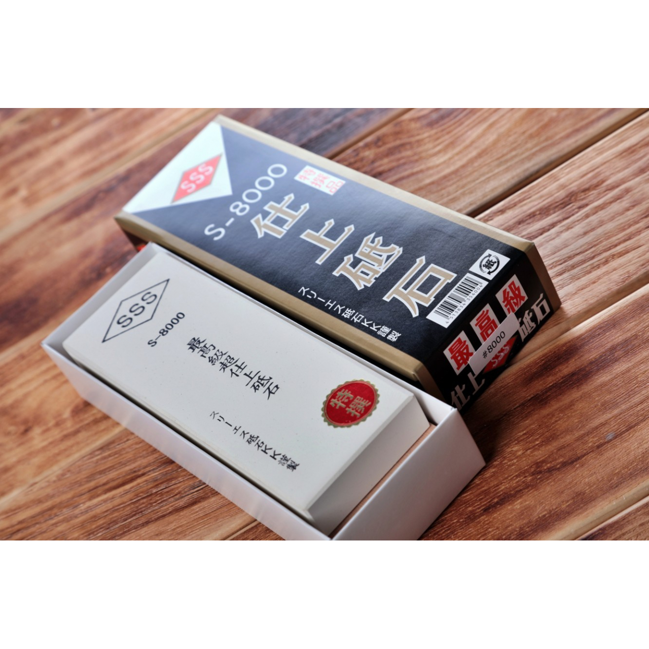 Brusný kámen Kiya Tokyo na cedrovém podstavci 8000 - šedý - Obrázek 3