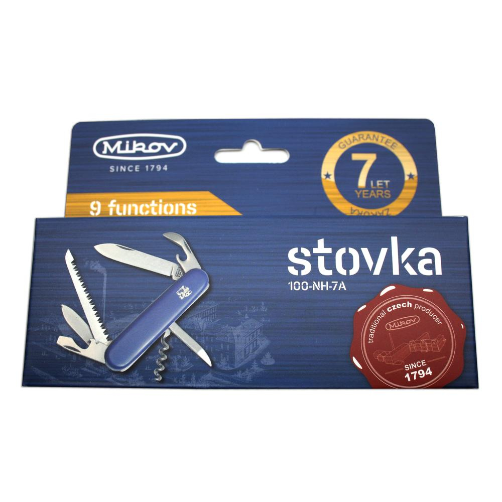 Kapesní zavírací nůž Mikov 100-NH-7A - modrý-stříbrný - Obrázek 3