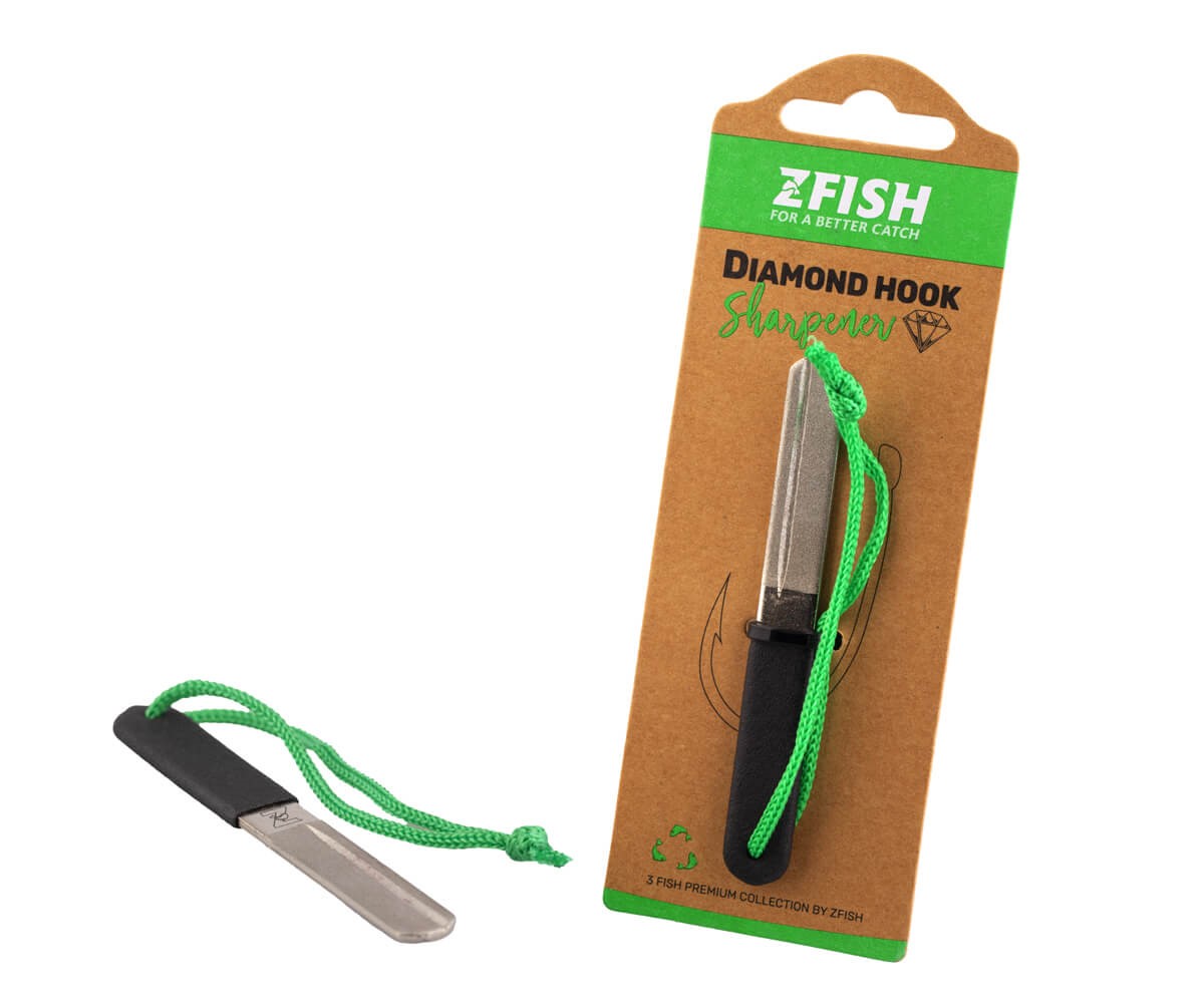 Brousek ZFish Diamond Hook Sharpener - stříbrný-černý - Obrázek 3