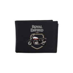 Kožená peněženka Striker Jawa Royal Enfield Intreceptor 650 Twin - černá