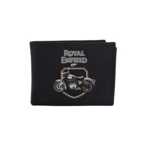 Kožená peněženka Striker Royal Enfield Classic 350 - černá