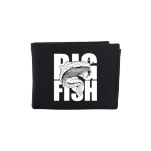 Kožená peněženka Striker Big Fish Sumec - černá