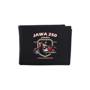 Kožená peněženka Striker Jawa 250 Panelka - černá