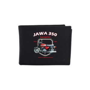 Kožená peněženka Striker Jawa 350 Konopnice - černá