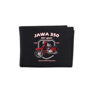 Kožená peněženka Striker Jawa 350/361 Sport - černá