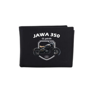 Kožená peněženka Striker Jawa 350 CL Pérák - černá