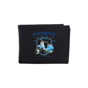 Kožená peněženka Striker Jawa 50 Pionýr - černá