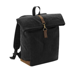 Batoh Quadra Heritage Waxed Canvas 9 l - černý