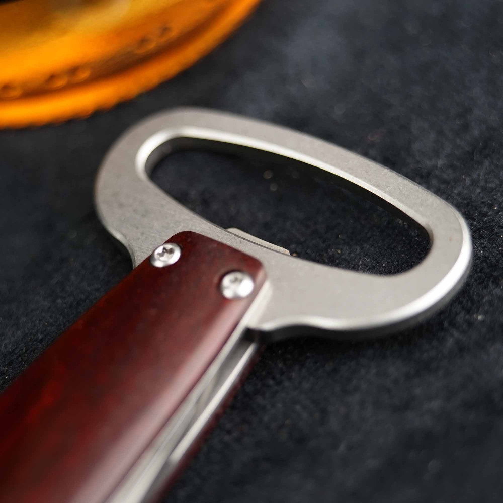 Zavírací nůž a otvírák lahví Dellinger Pivson DC53 7 cm - černý-stříbrný - Obrázek 6