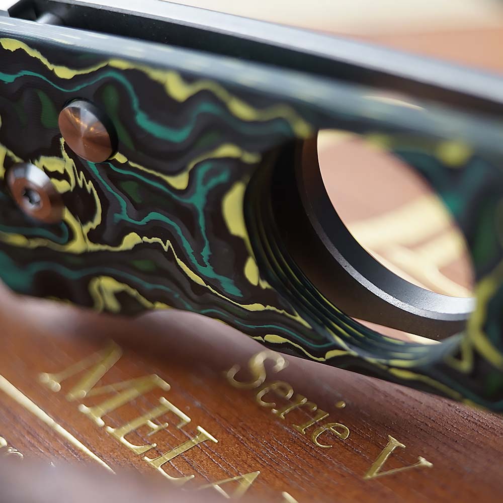 Zavírací nůž s ořezávačem doutníků Dellinger Cigar Cutter DC-53 Carbon - modrý-stříbrný - Obrázek 11