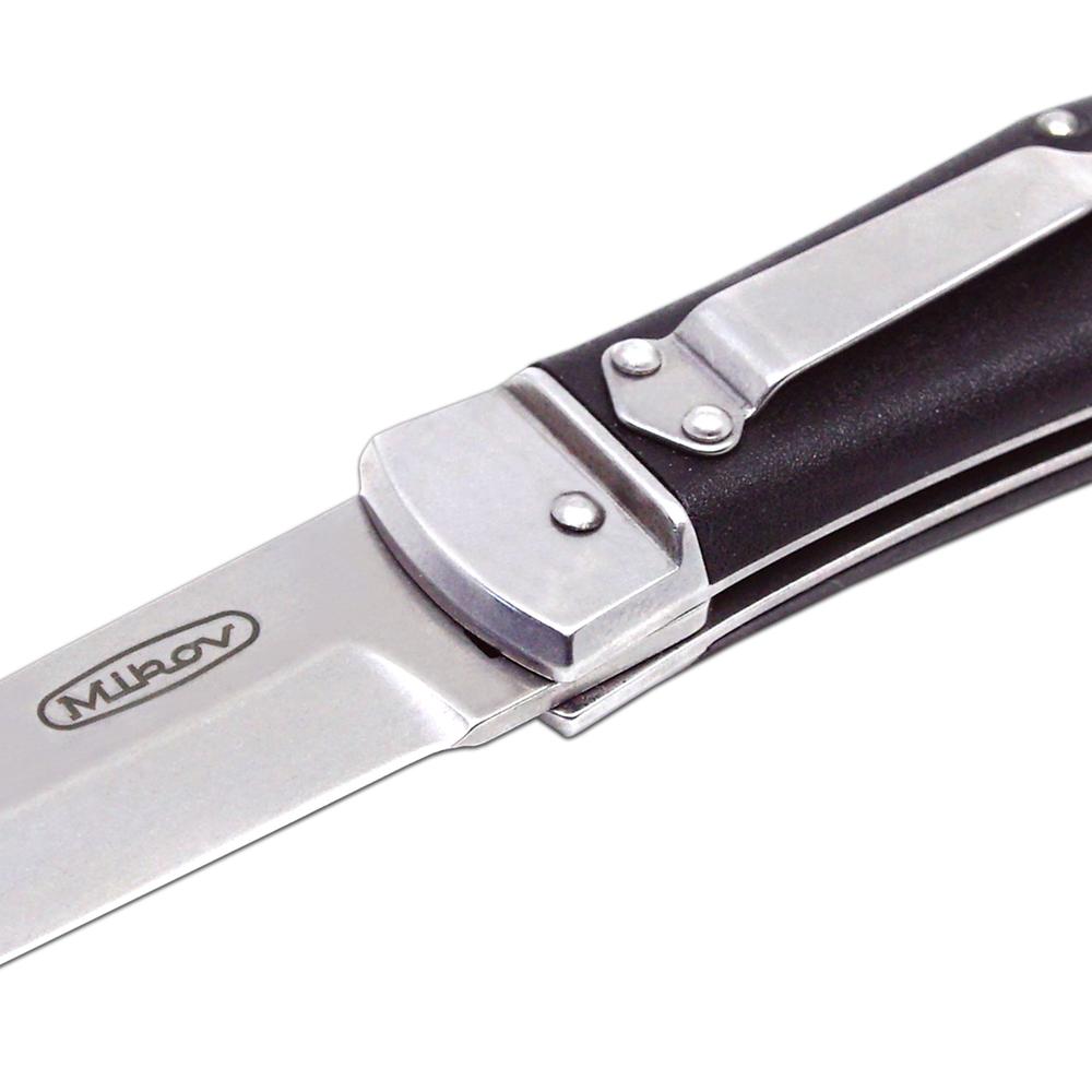 Nůž vyhazovací Mikov Predator 241-BH-1 L/STN Klip Stonewash - černý-stříbrný - Obrázek 7