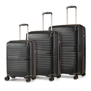 Sada 3 cestovních kufrů Rock Astrid - černá