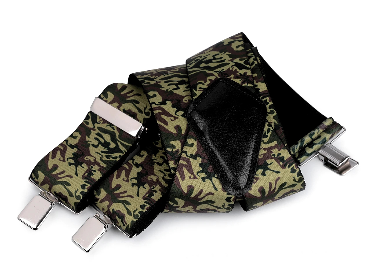 Šle maskáčové šíře 5 cm délka 120 cm - woodland - Obrázek 2